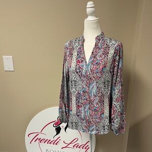 Multicolor Paisley Blouse
